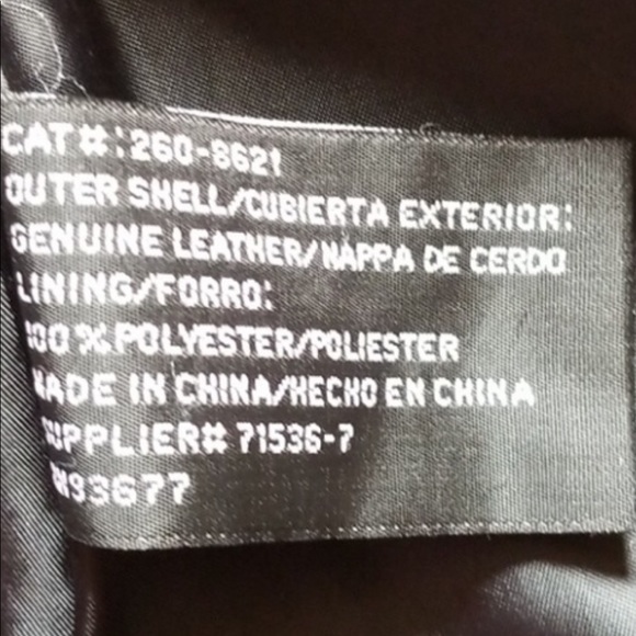 Worthington Black Leather Jacket w/Belt - Picture 5 of 6